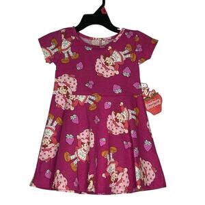 Strawberry Shortcake Baby Girls Short Sleeve Dress size 12 Months New